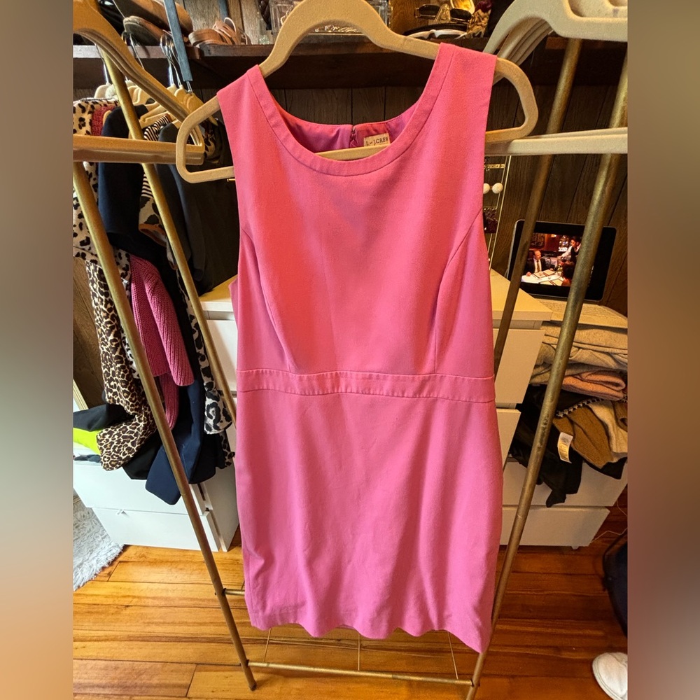 Pink J Crew Work Dress